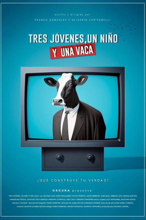 Tres jóvenes, un niño y una vaca (2025)