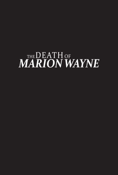The Death of Marion Wayne (2026)